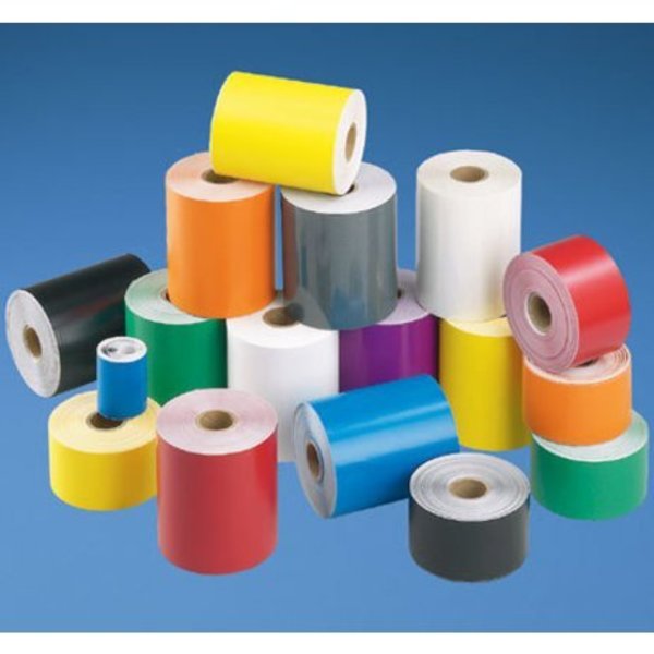 Panduit Tape, Vinyl, 4"x100ft, Yellow T400X000VX1Y